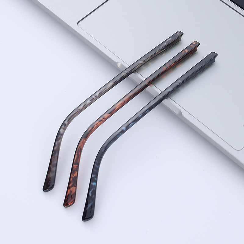 Cross-Border New Style Retro Tortoiseshell Temple Glasses Accessories Pc Temple Covers with Customizable Colors