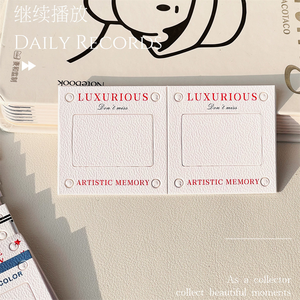 Universal Material for Reversing Film Table Lamp with Pre-Punched Retro Adhesive Reversing Film Clip 135 Frame Protector