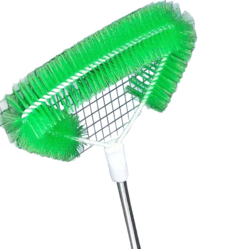 Long-Handled Screen Window Brush Cleaning Artifact, No Need to Disassemble and Wash Mesh Window High-Rise Cleaning Tool, General Cleaning Brush