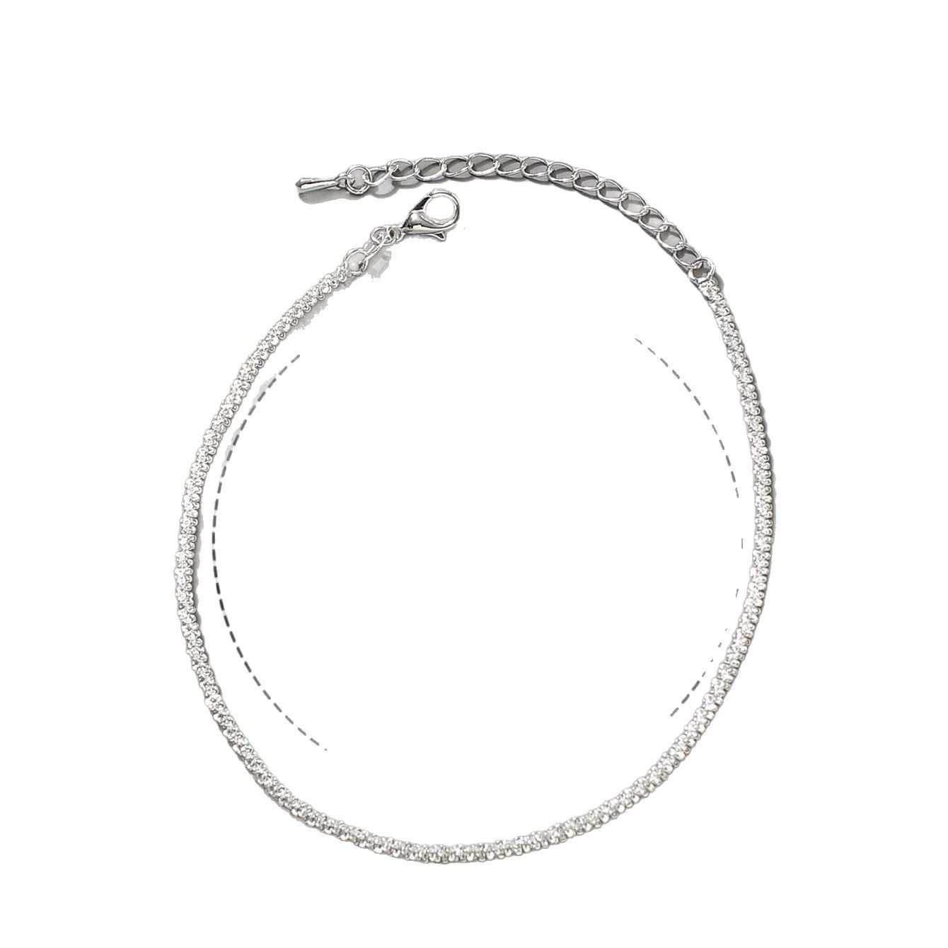 Europe and the United States cross-border hot selling personalized sparkling anklet ladies high-grade cold wind stars stacked multi-layer footwear