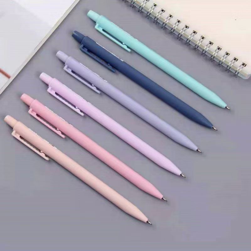 Tianzhuo 01688 Morandi color movable pencil triangle rod color pen rod simple automatic pen 0.5/0.7mm