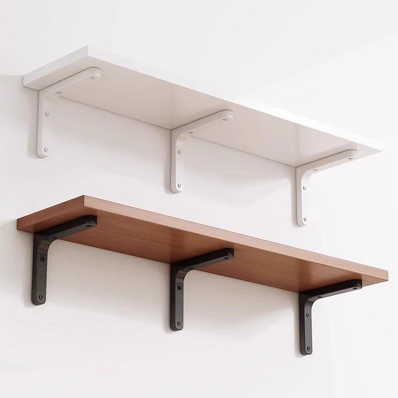 Wall Storage Rack Wall One-Word Board Wall Hanging Paint-Free Board Wall Hanging Bookshelf Wooden Partition Suspended Storage Board