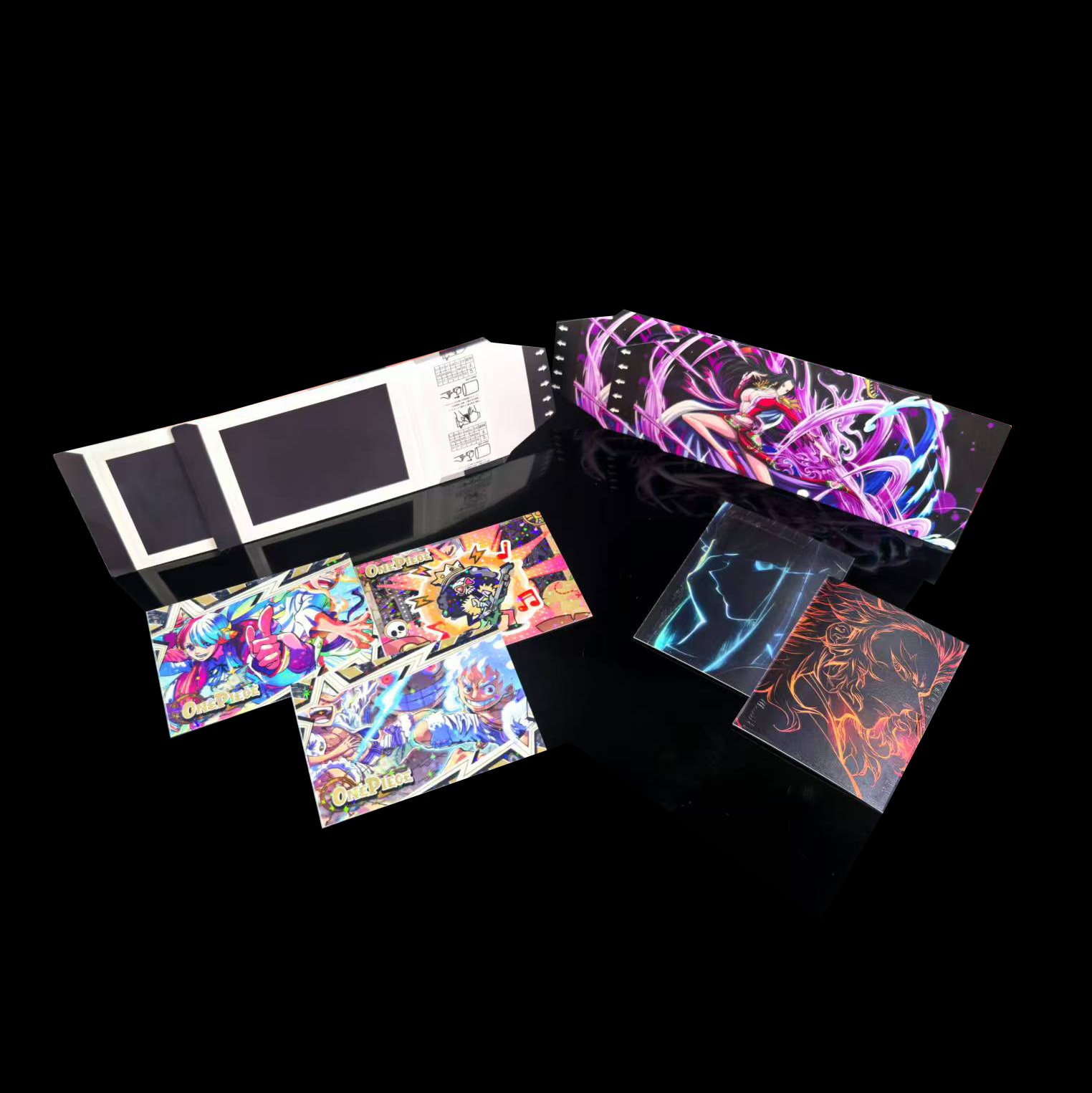 Квадратная карточка слепого ящика карточка с наклейкой и полароидом аниме игра периферия наклейка карточка кастомизация