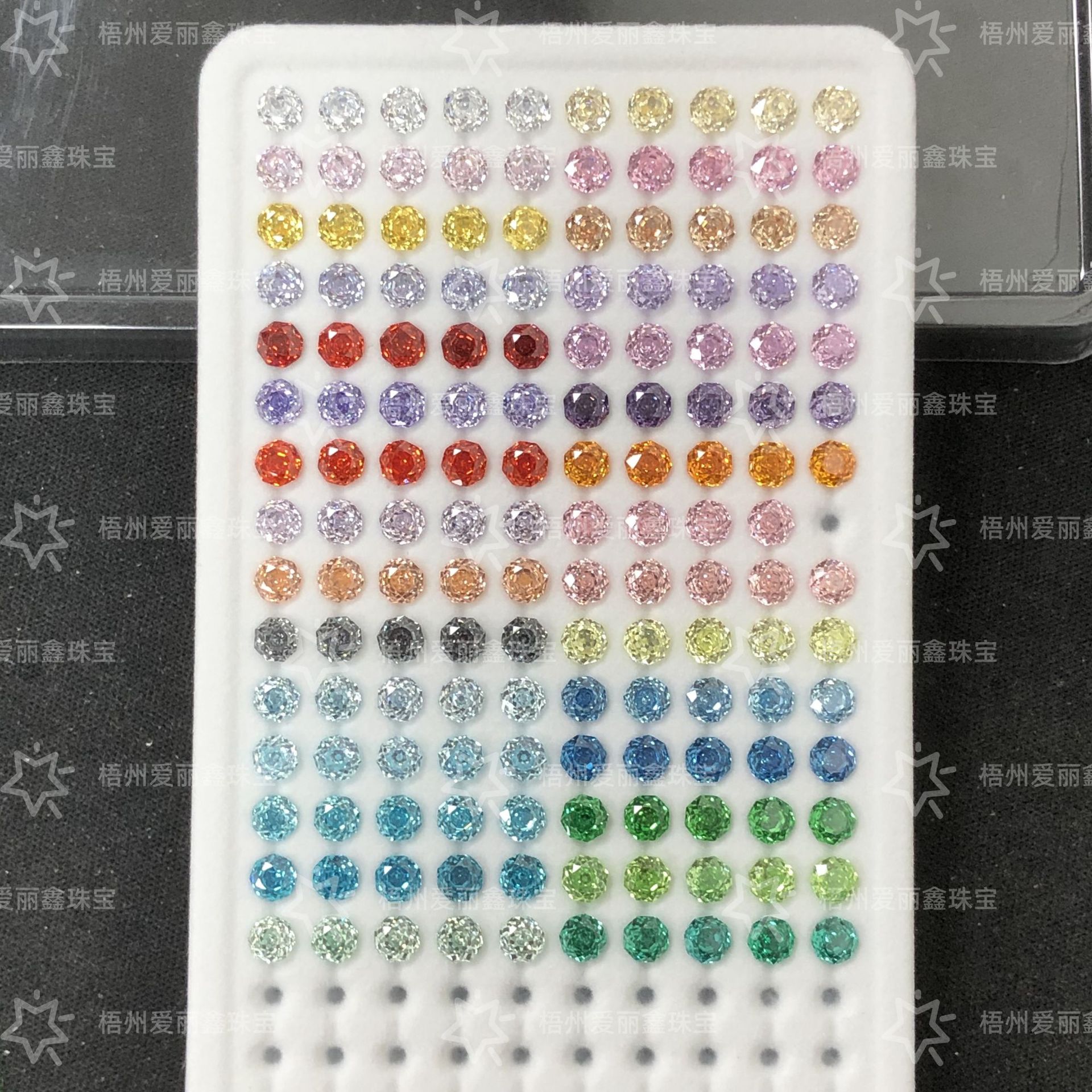 4 мм, восьмиугольный розовый циркон, прямая поставка от производителя из Учжоу, 5A качество, аксессуары для ювелирных изделий, свободный камень