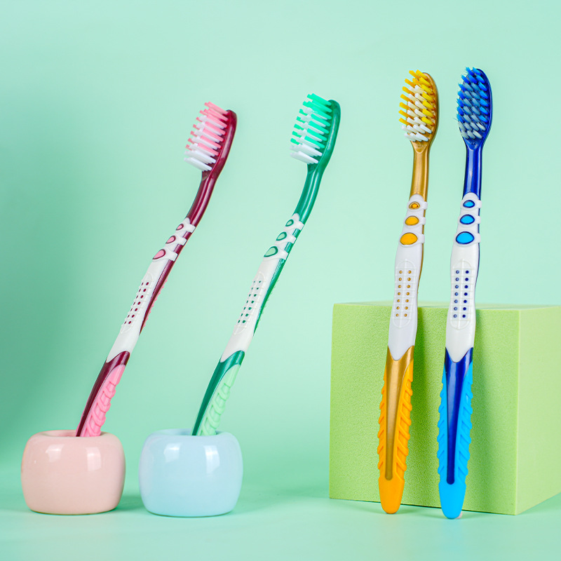 Men's and Women's Soft-Bristled Toothbrush, Adult Soft-Bristled Toothbrush, Household Filament, Soft-Bristled Single Pack, High-Density Toothbrush Filament, Individually Packaged