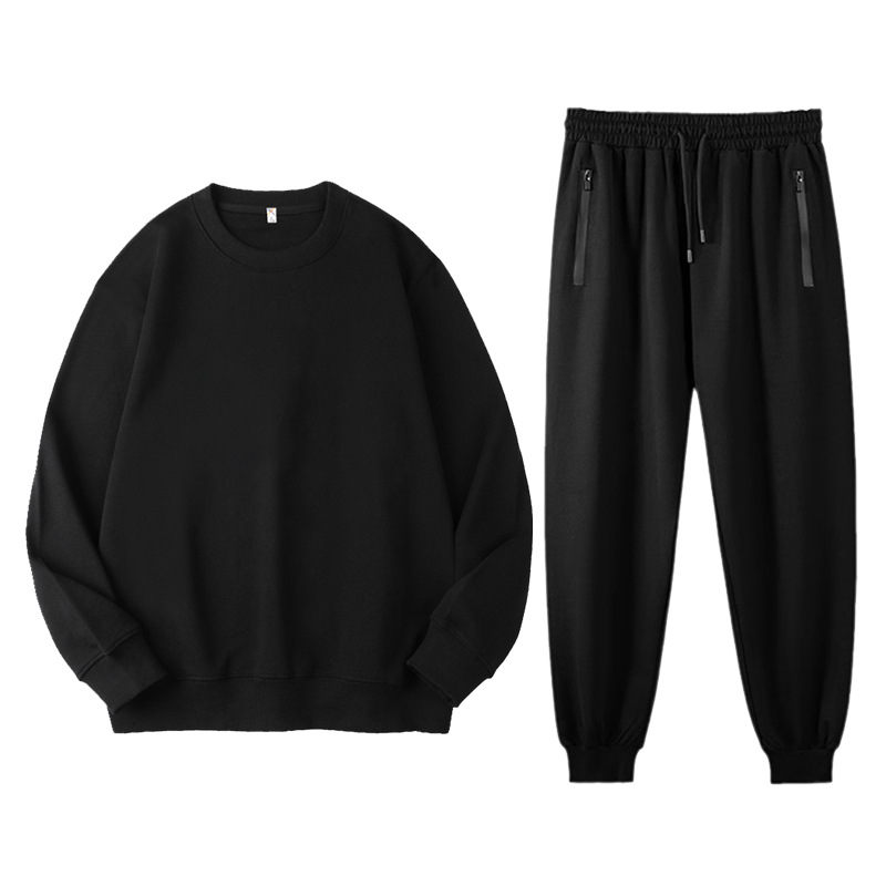 DW1010-DK2010 extra large size 400kg sports cotton tall lengthened suit fat man sweater pants men