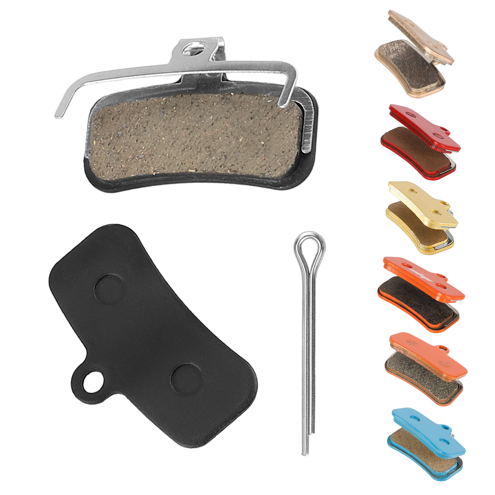 Тормозные колодки AHIMANO SAINT M810/M820/ZEE M640 M520 и QUADIEM, металлические