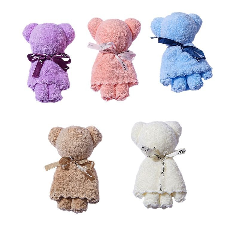 Bear Towel Souvenir Wedding Opening Small Gift Kindergarten Graduation Wedding Shop Creative and Practical Return Gift Wholesale