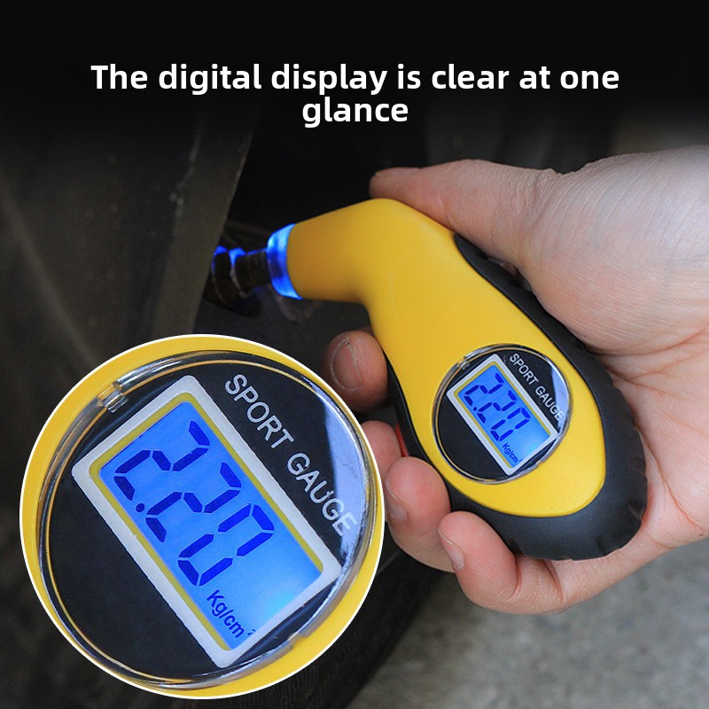 High-precision electronic digital display tire pressure monitoring gauge automobile tire pressure gauge automobile tire pressure gauge tire pressure gauge monitor