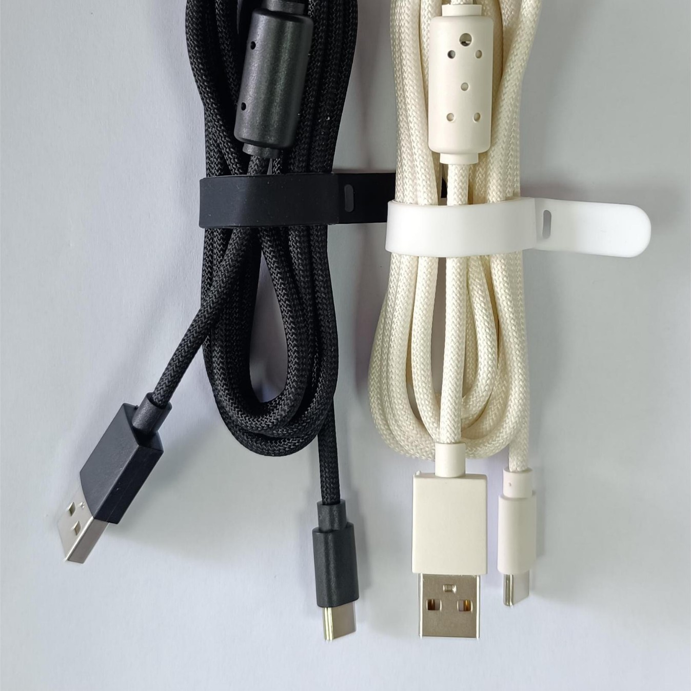 Mouse and Keyboard Universal Type-C Braided Cable Anti-Interference Data Cable Magnetic Ring Shielding Transmission Mouse and Keyboard Cable
