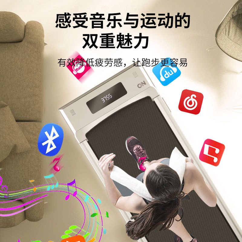 Беговая дорожка для дома, компактное складное фитнес-оборудование для похудения, электрическая плоская беговая дорожка