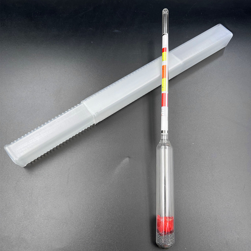 Three-scale hydrometer alcohol beer wine wort density meter 1.160 35% American sugar meter