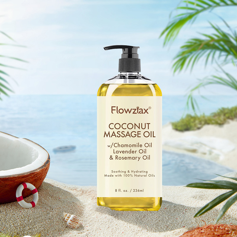 Cross-Border Exclusive Foreign Trade Full English Soothing and Moisturizing Body Massage Soothing Oil Chamomile Essential Oil Body Massage Oil