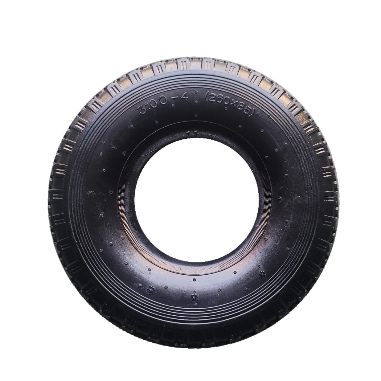300-4 rubber tire Tiger Car trolley truck warehouse car tire