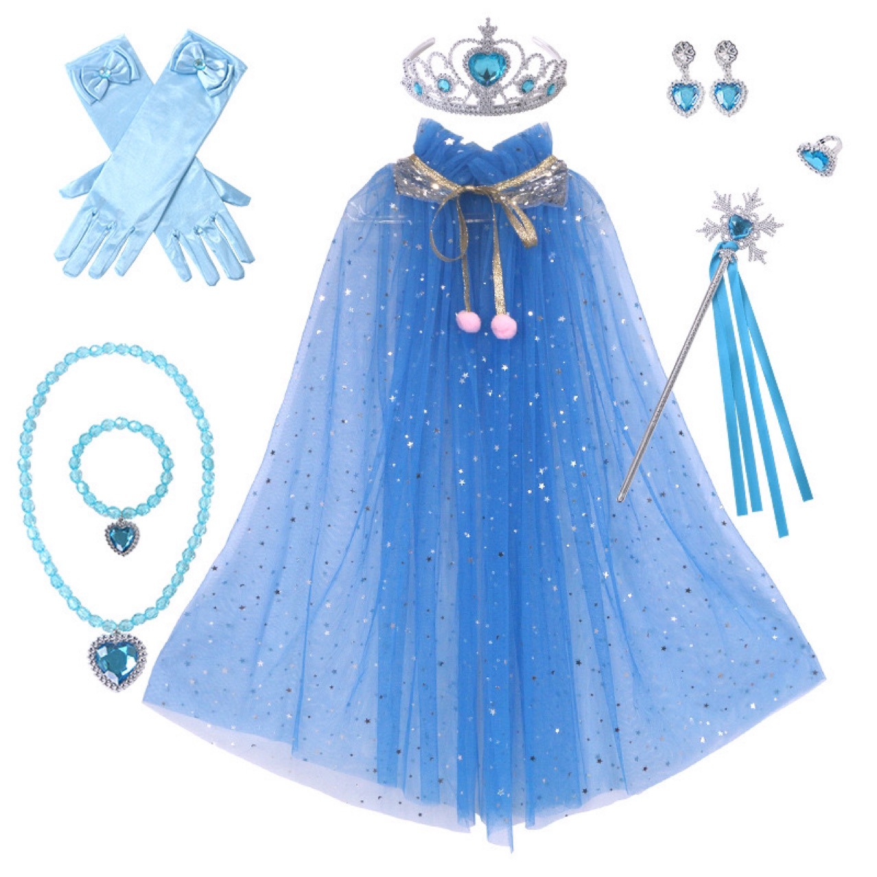 Frozen Aisha Anna Cape Children's Cape Cape Cape Costume Girls' Princess Cape