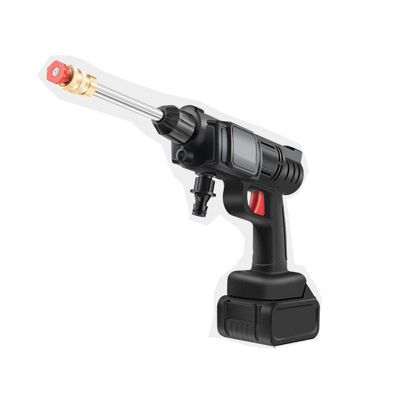 Cross-border new high-pressure car washing machine wireless lithium battery portable water gun charging household water pump cleaning artifact factory