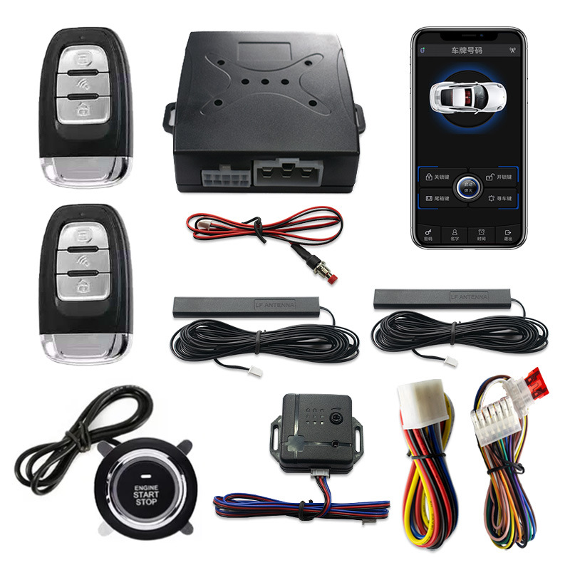 Экспорт C8: Универсальное 12V устройство противоугонной системы с одним нажатием без ключа и вибрационной сигнализацией