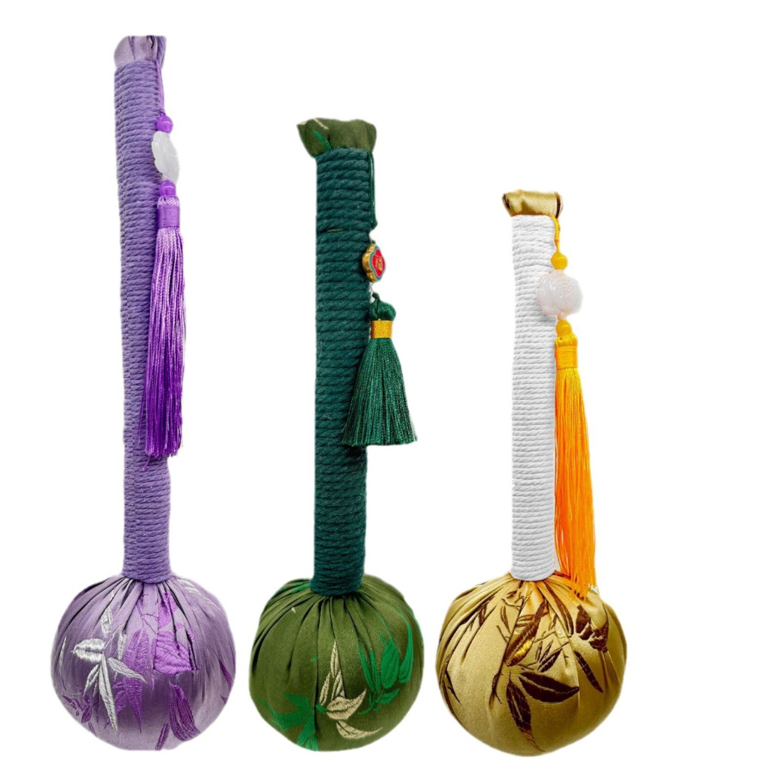 Silk and satin hammer wormwood hammer health hammer wormwood massage hammer meridian dredging beat moxibustion hammer Mid-Autumn Festival explosions