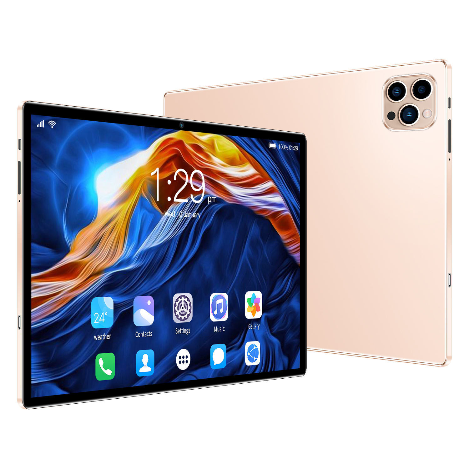 Factory Batch 10.1inch Android Tablet Cross-Border E-Commerce Domestic Gps Dual Sim Calling Smart 4+64