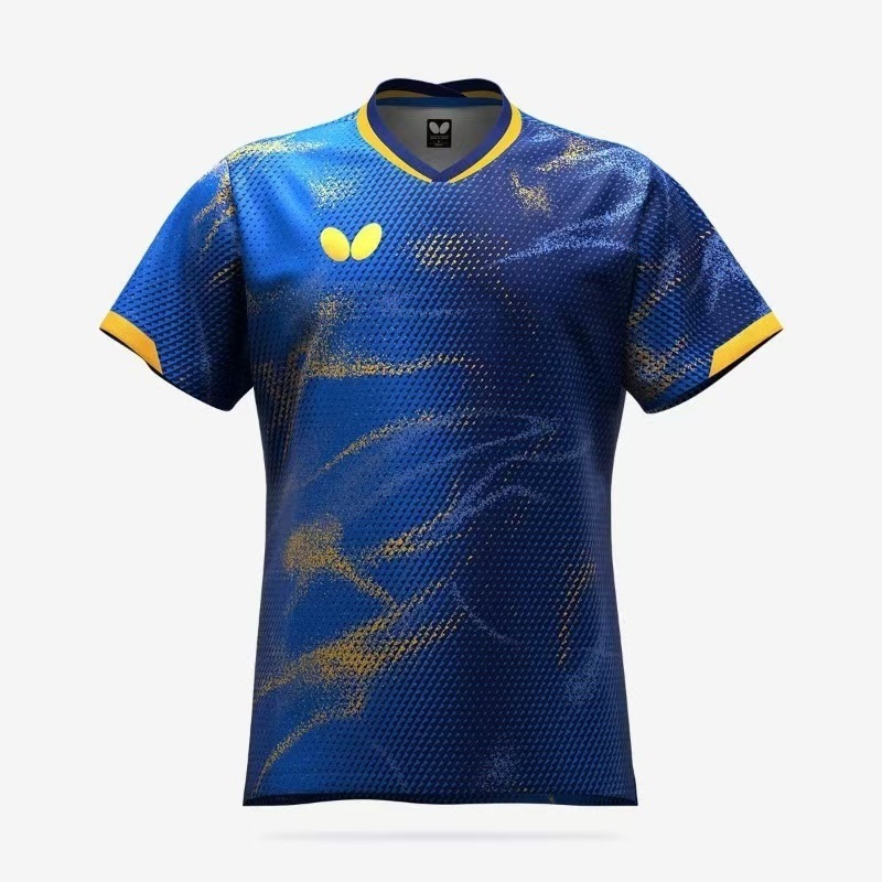 2025 New Table Tennis Uniform Butterfly Breathable Men's and Women's Training Uniform Competition Sportswear Printed Quick-Drying Ball Uniform