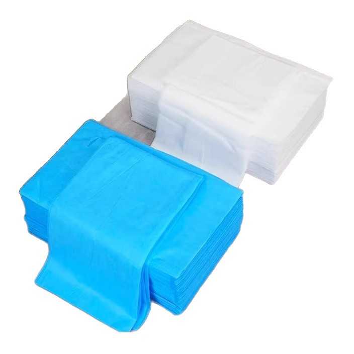 Disposable Bed Sheet for Beauty Salon, Waterproof Non-Woven Fabric, Thickened, Breathable, with Hole, Oil-Proof, Special for Foot Bath Massage Bed, Wholesale