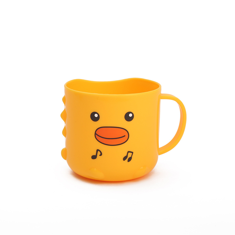 Cartoon Duck Children's Mouthwash Cup, Drinking Cup, Toothbrush Cup, Creative Wash Cup, Plastic Cup Manufacturer Wholesale, Printed Logo