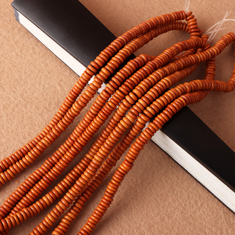 Оптовая лента из оливкового дерева с закругленными краями, простые бусины, аксессуары для мужчин и женщин, ручная работа, прокладки, свободные бусины, около 216 штук