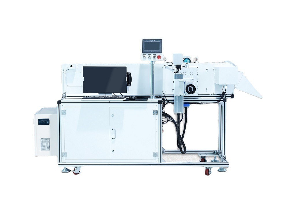 Bulb Automation Conveyor Marking Machine Lamp Fully Automatic Scan Marking Printing Fiber Laser Marking Machine