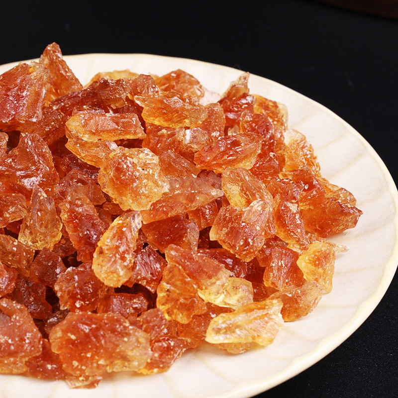 Yellow rock candy small grain old rock candy block bubble wine tea special sugar cane sugar polycrystalline ground soil Yunnan old rock candy wholesale