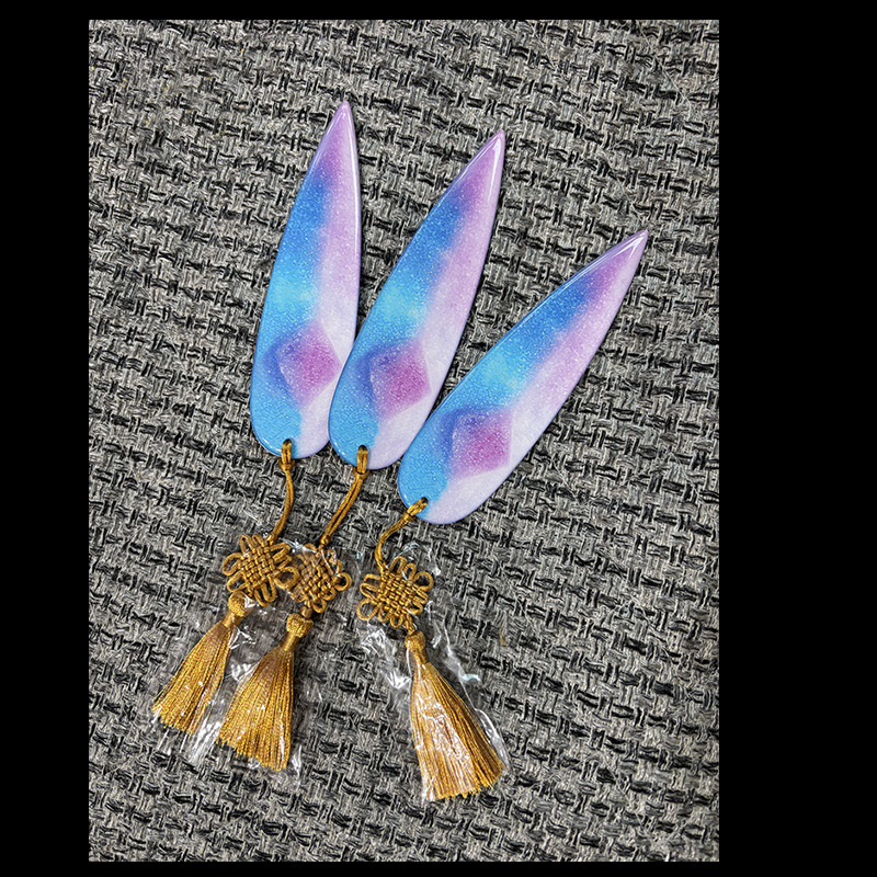 Cross-Border Tk Aliexpress Amazon Cartoon Anime Demon Slayer K-Pop Tassel Dart Props Cosplay