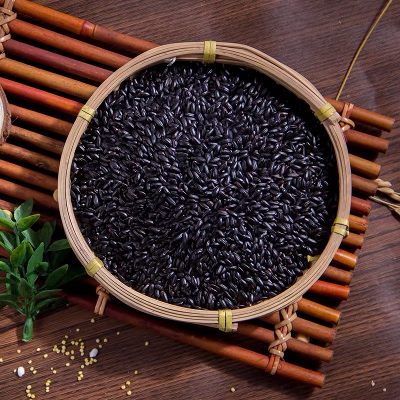 [Hualiang Didi Rice] Wuchang Black Rice 2.5kg, Origin Wuchang, Whole Grains, Northeast Black Fragrant Rice New Rice