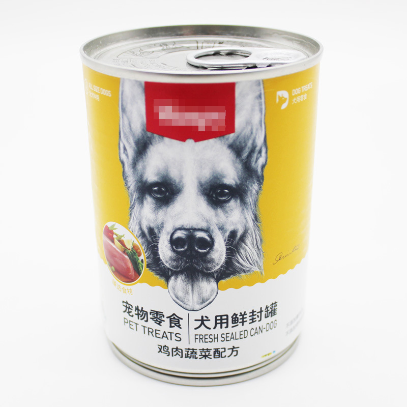 Naughty Fresh Canned Chicken Beef Dog Canned Wet Food Puppy Wet Food Bibimbap Chicken Beef Canned Golden Retriever 375g