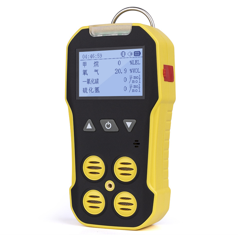 Four-in-one toxic and harmful gas detector, combustible oxygen, hydrogen sulfide, carbon monoxide detector, tunnel engineering