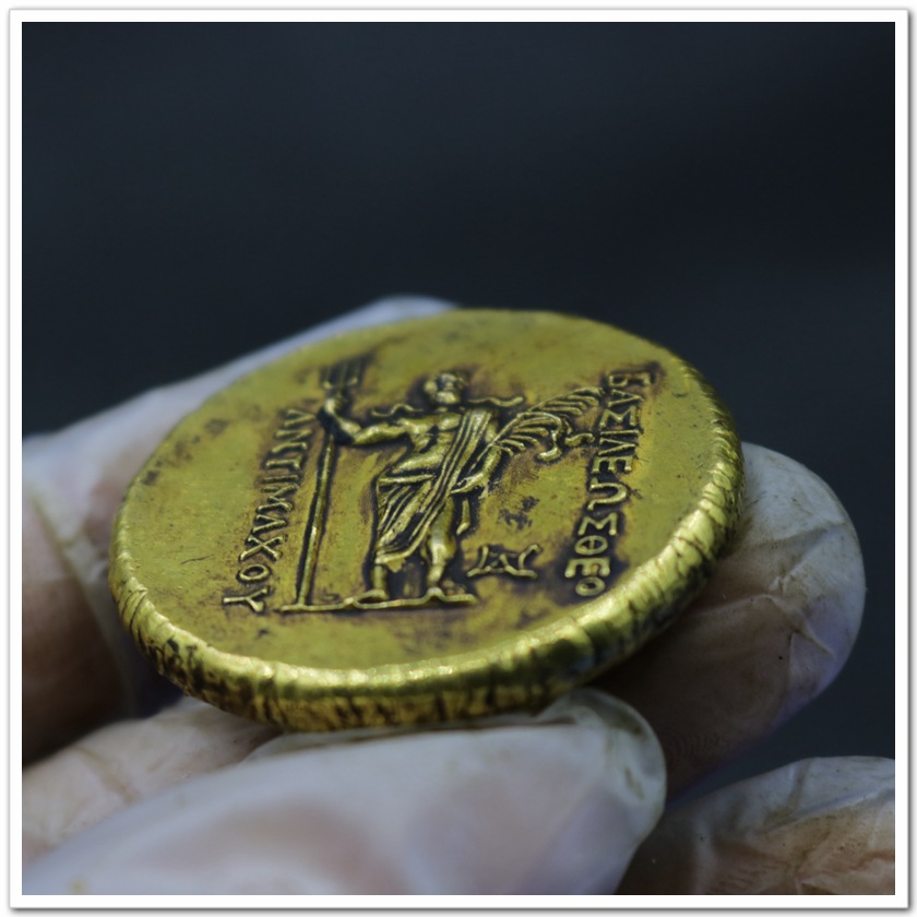 Antique Crafts, Ancient Roman Coins, Gilt Gold Coins, Collection Ornaments