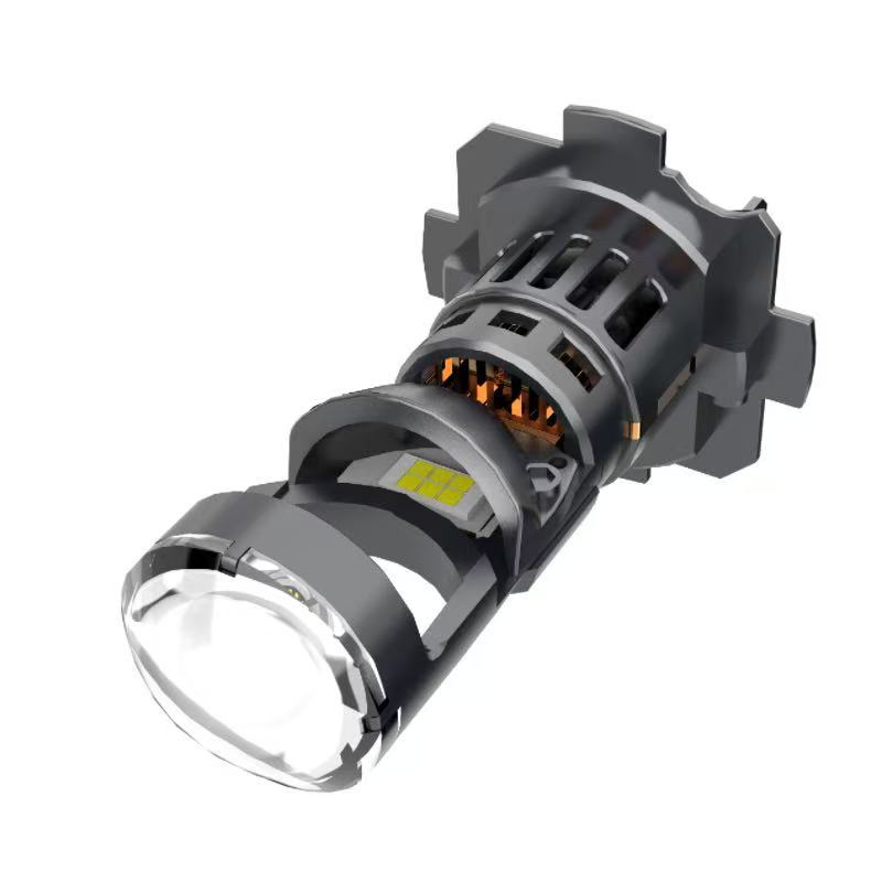 Direct Plug-In Car Led Light Mini Fisheye Lens H7/H11/9005/9006 Ultra-White Led Headlight