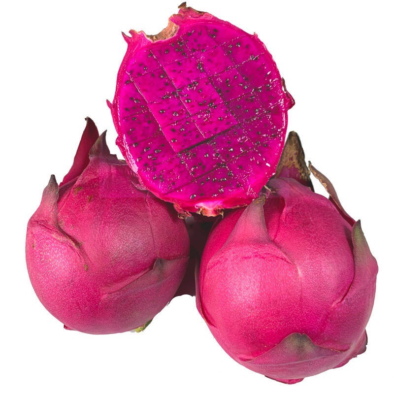 2.5kg Free Shipping Red Heart Pitaya Red Flesh Fresh Seasonal Tropical Fruit Wholesale
