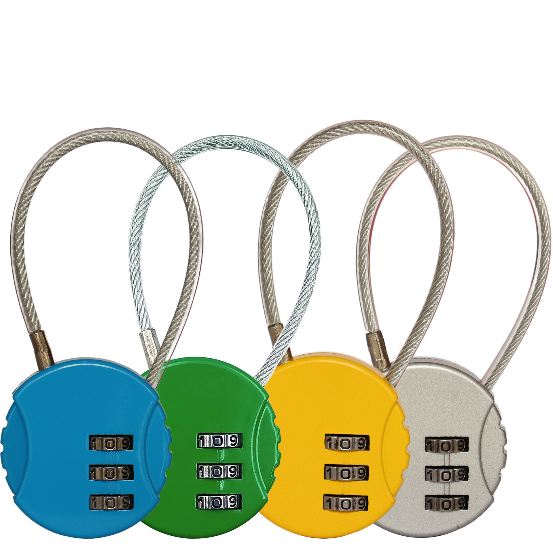 8039 furniture cabinet helmet wire rope combination lock padlock suitcase trolley case luggage anti-theft cartoon lock