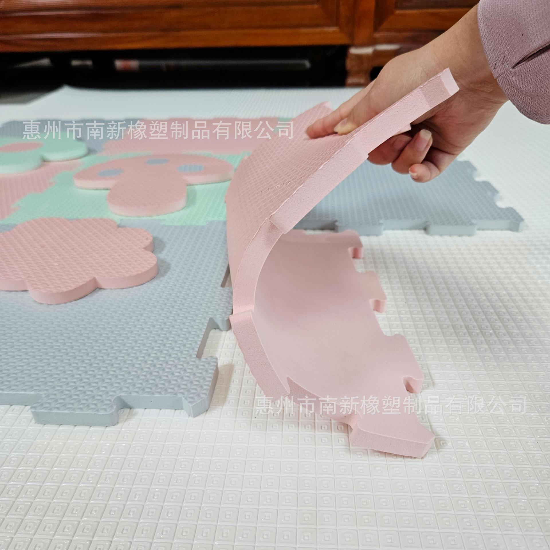 Factory Customized Plain Splicing Home Bedroom Eva Anti-Fall, Moisture-Proof and Shock-Absorbing Foam Splicing Climbing Mat Floor Mat