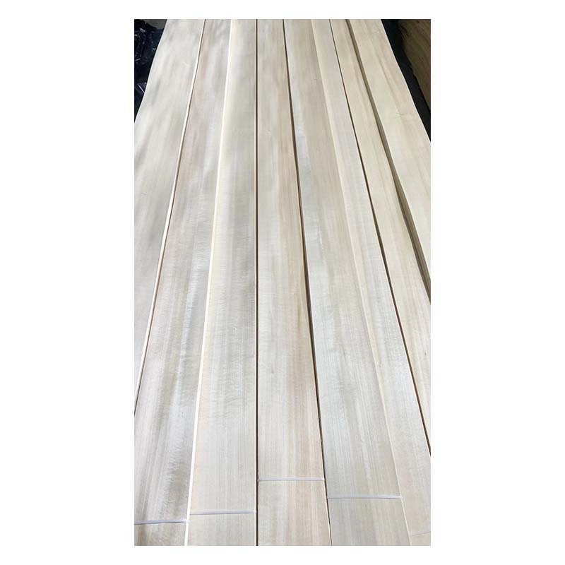 Aaa Grade 52 Silk Basswood Straight Grain Natural Wood Veneer Interior Decoration Wood Material Thickness 0.52mm Silk Basswood Veneer