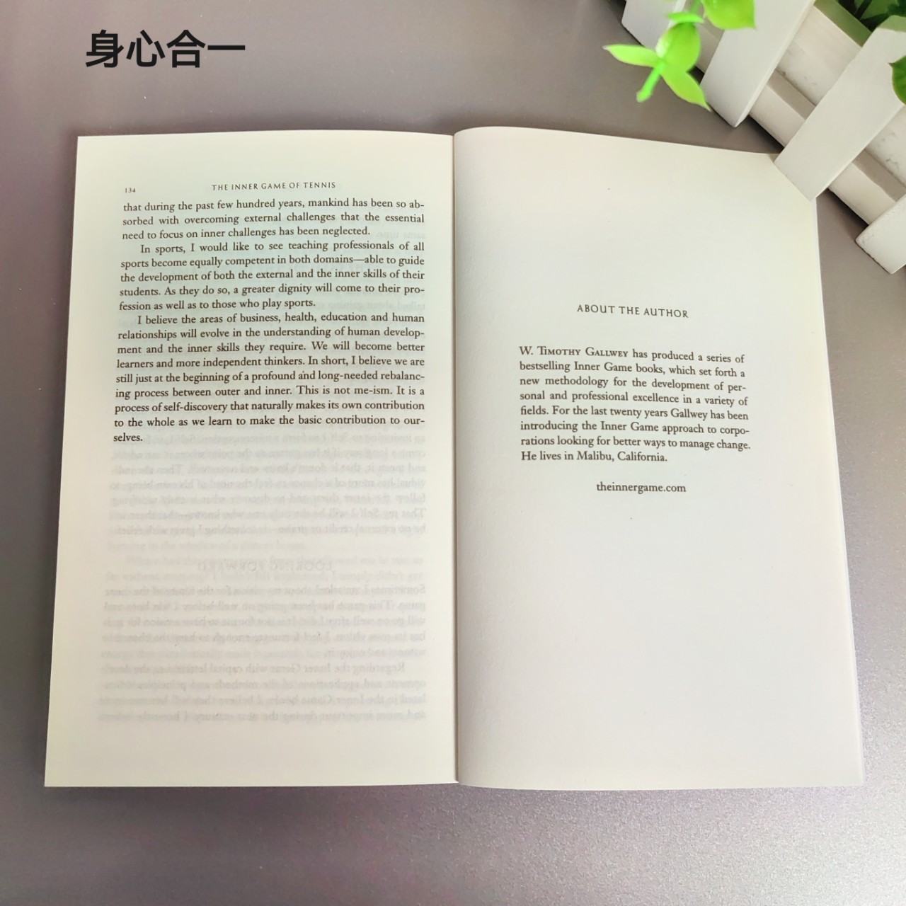 Wu Zhihong Recommends the Miraculous Power of Body and Mind Unity the Inner Game of Tennis English Version