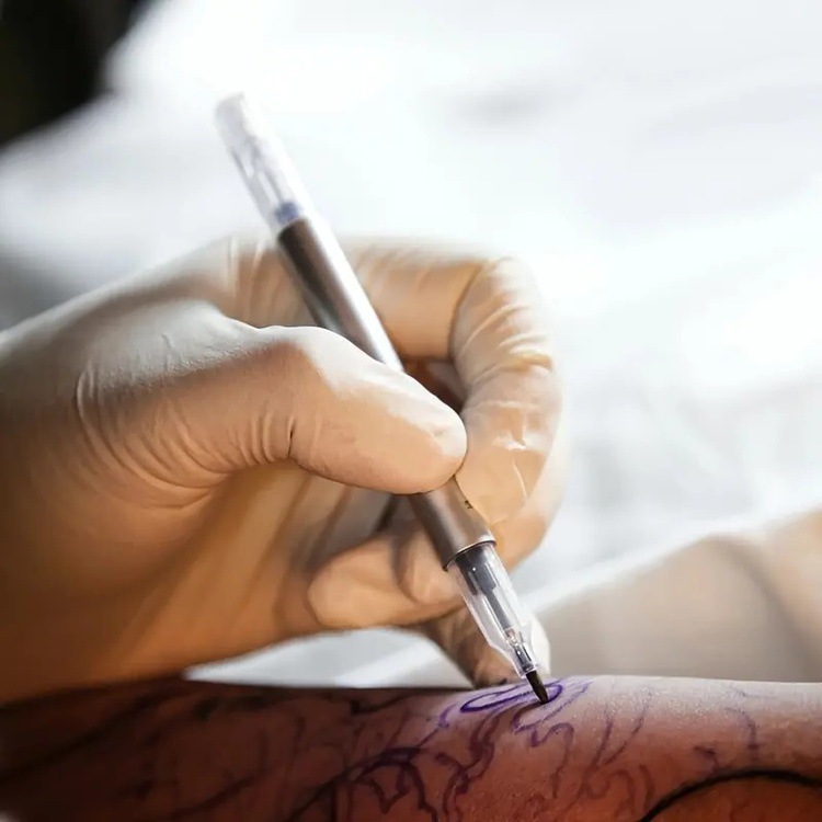 Embroidery Positioning Pen Embroidery Marker Pen Waterproof Anti-hemp Magic Pen Embroidery Setting Frame Setting Marker Pen Double Head Rub Resistant