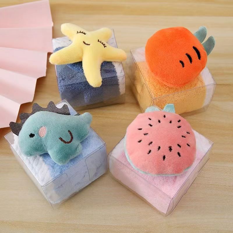 Мультяшное ручное полотенце, подарок, висячая кукла, креативный подарок, детское полотенце, полотенце из кораллового флиса