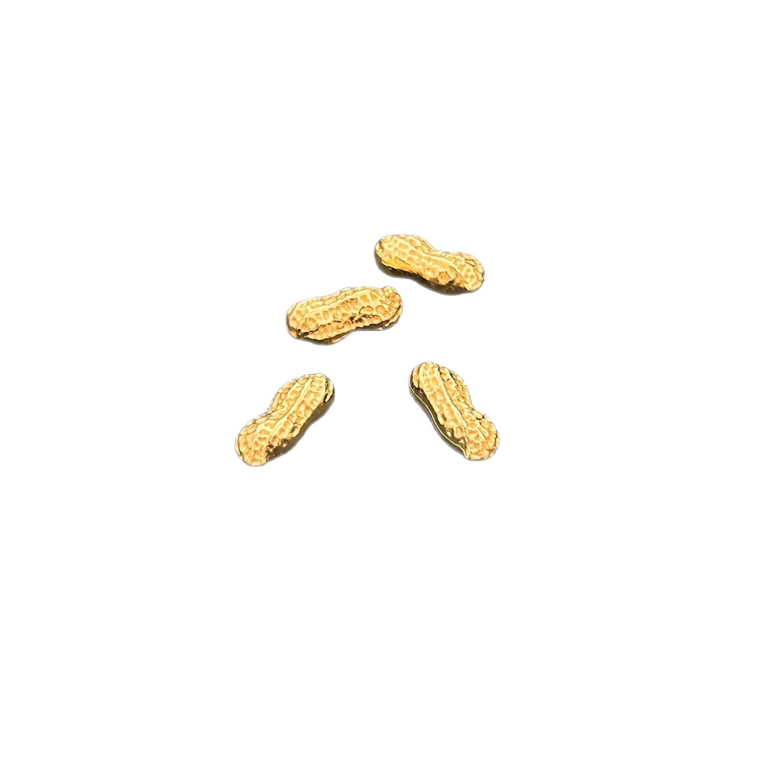 Premium Mini Solid Peanuts Fortune Attracting Peanuts Decorative Ornaments Cornucopia Decorative Items Sand Gold Solid Peanuts