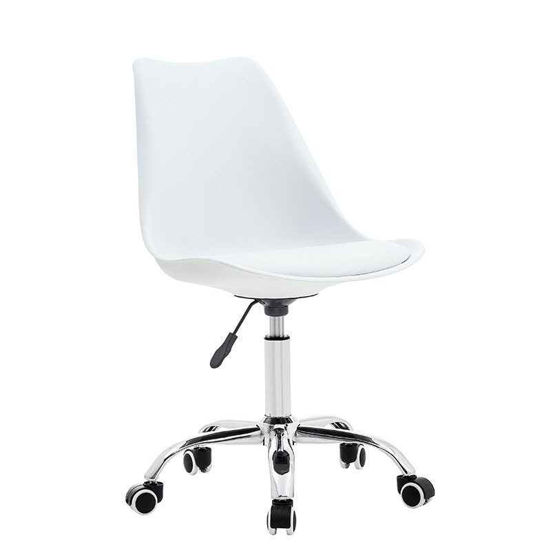 Computer Chair, Home Makeup Stool, Liftable and Rotating Office Chair, Backrest, Bedroom Dormitory Desk, Leisure Study Chair