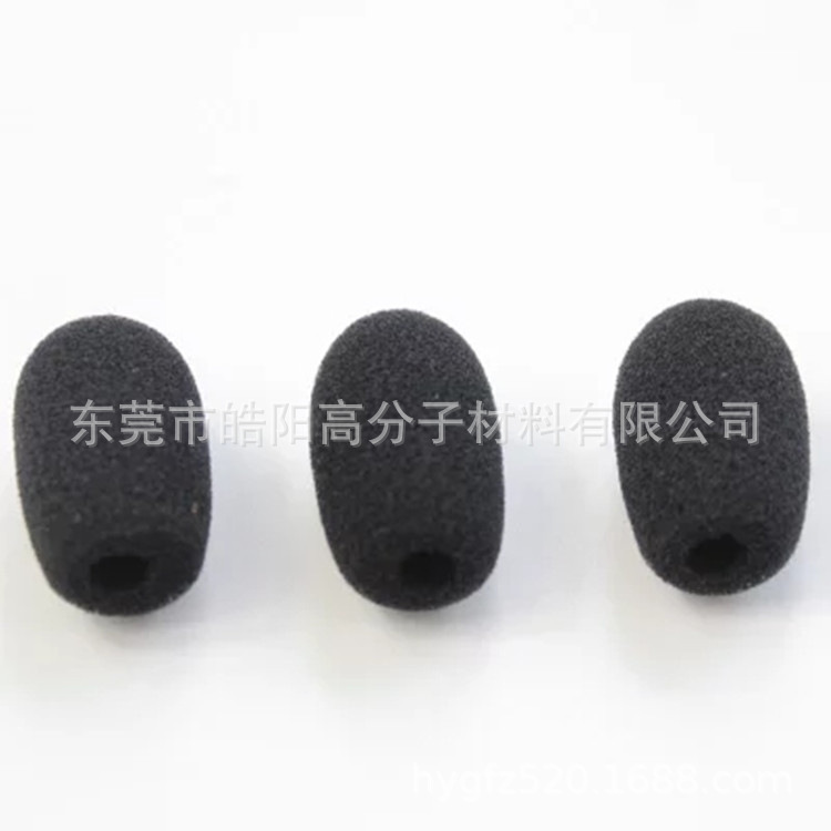 in stock headset sponge set mi cotton sponge set head wear microphone mi cotton collar clip bee sponge set