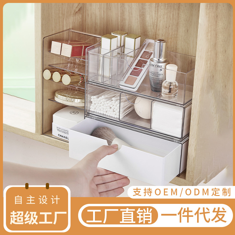 Шкаф для хранения зеркал в ванной, органайзер для туалета, косметический шкаф для хранения помады