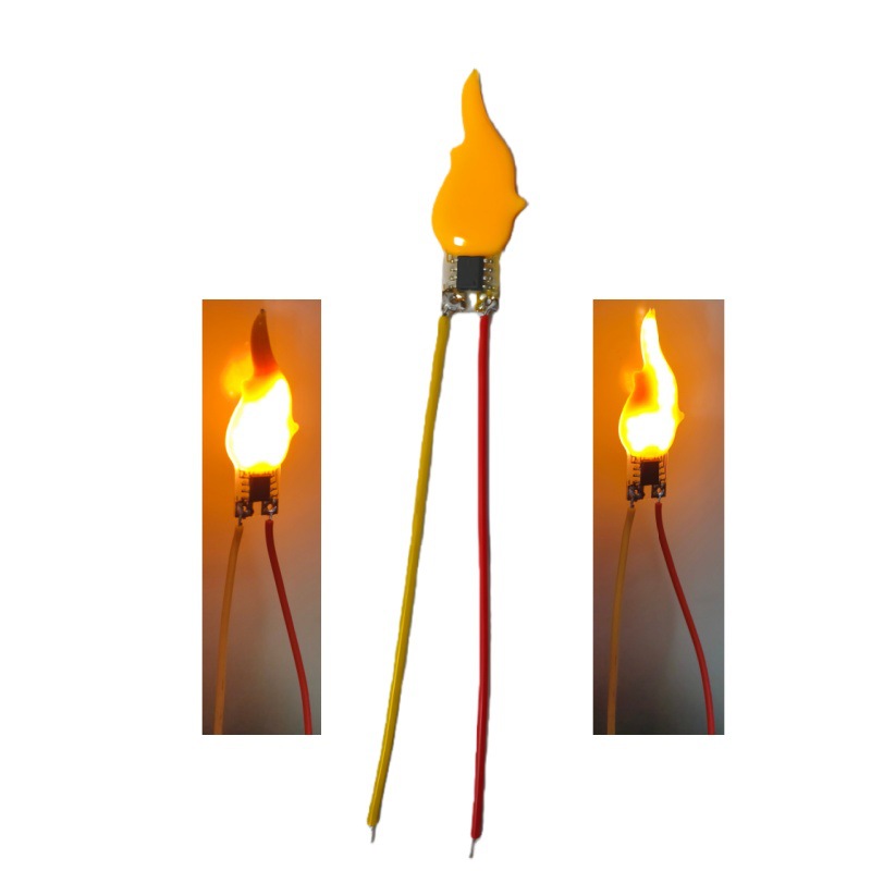 3.2V3.7V5V Flame Lamp Circuit Board Artificial Candle Lamp Circuit Board Jumping Flame Type Control Board Pcba