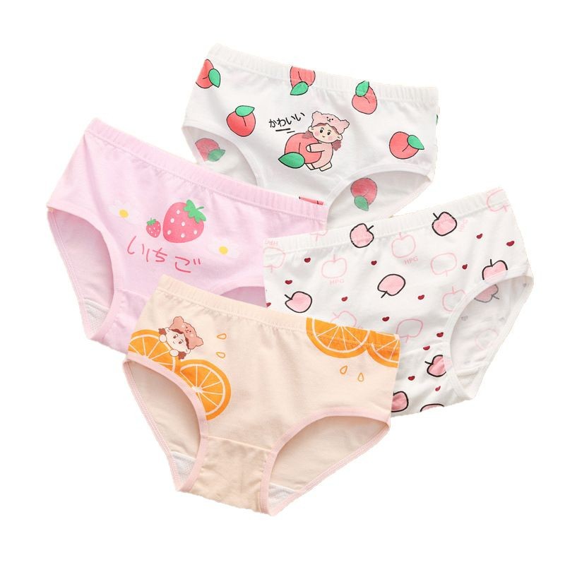 Children's Underwear for Girls, Boxer Briefs for Little Girls, Triangle Briefs for Baby Girls, Cotton Shorts for Older Children, Summer Pure Cotton Underwear