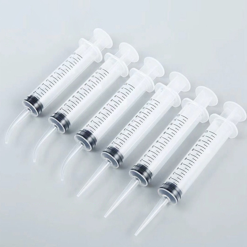 12ml Elbow Irrigator Household Portable Disposable Dental Syringe Tooth Cleaning Oral Irrigation Tool