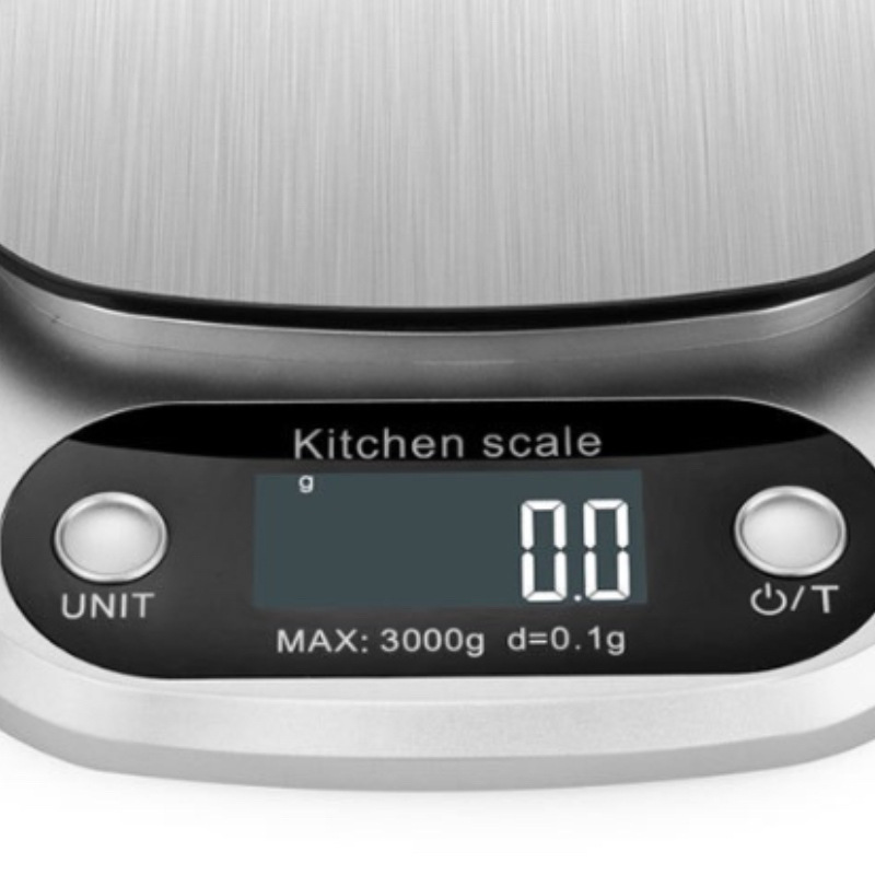 Dongguan Manufacturer 305 Stainless Steel Kitchen Scale Food Scale 5kg Baking Scale Digital Scale 3kg Baking 10Kg/1G